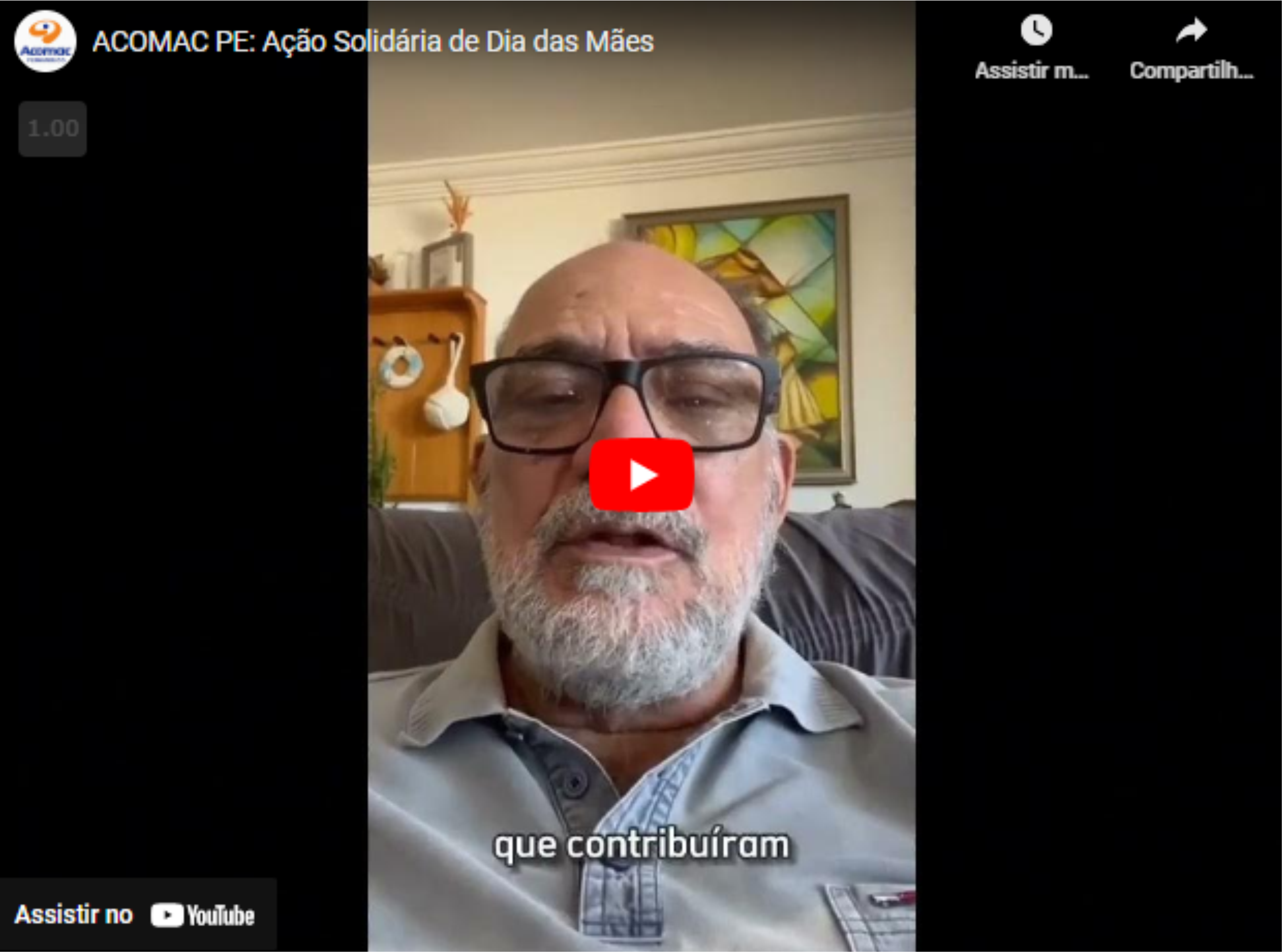 You are currently viewing ACOMAC PE: Ação Solidária de Dia das Mães