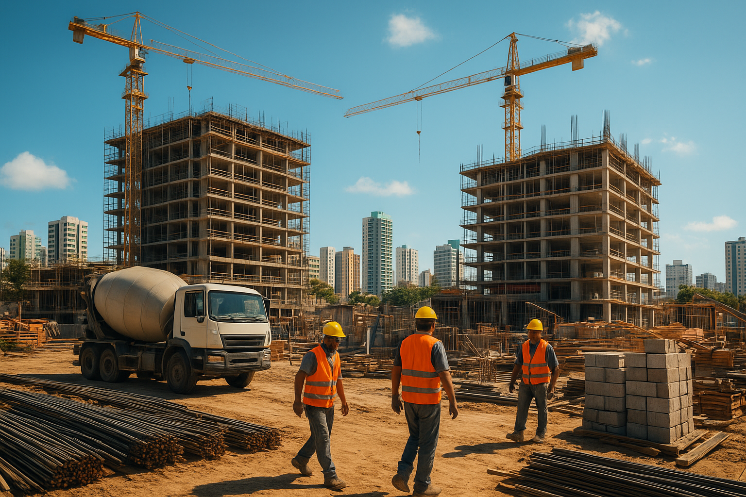 You are currently viewing Construção Civil impulsiona geração de empregos no Recife no 1º semestre de 2025